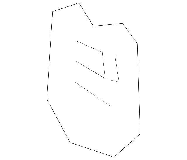 Rail Extension - Passenger Side (RH) - Mazda (F151-53-816B)