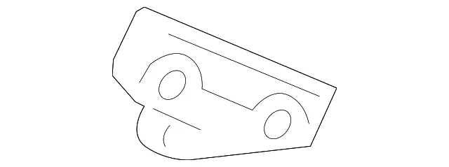 Side Retainer - Passenger Side (RH) - Mazda (F189-50-0T1C)