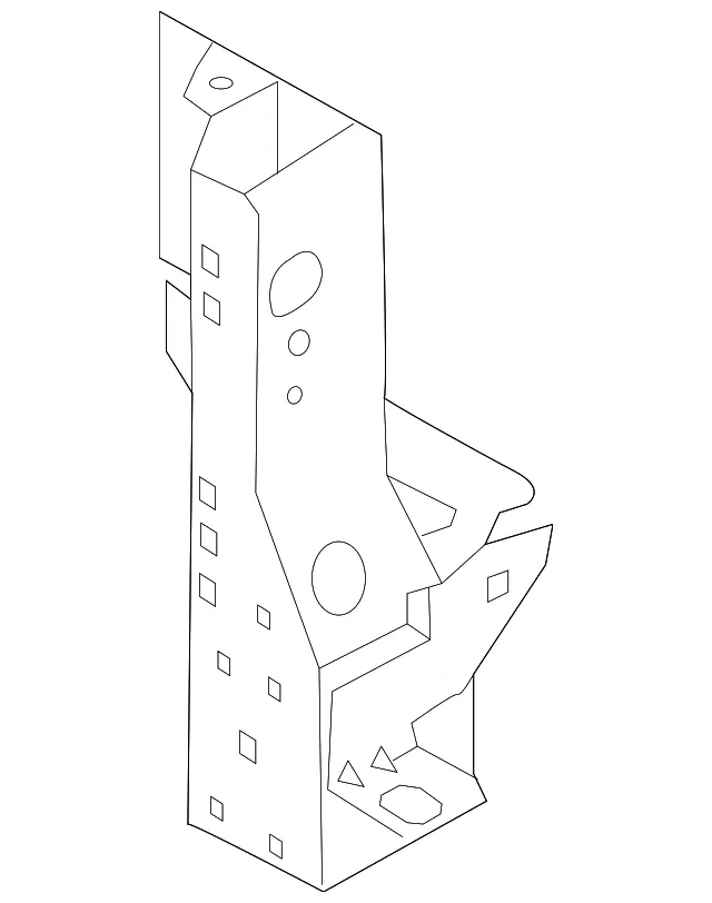 Vertical Support - Passenger Side (RH) - Nissan (F2520-EZ4MA)