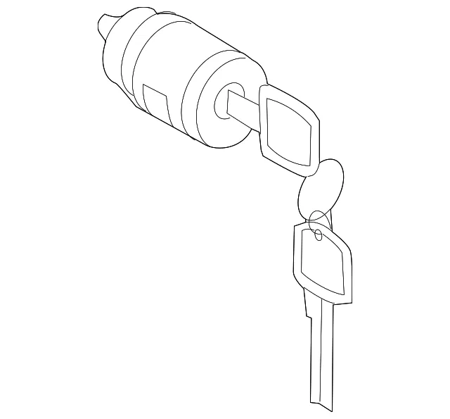 Glove Box Lock Kit - Nissan (F8632-1PM0A)