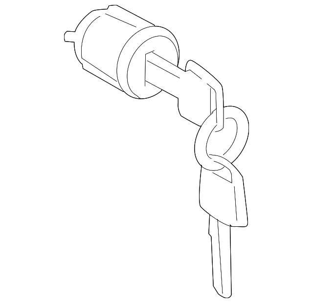 Glove Box Lock Kit - Nissan (F8632-JF00A)