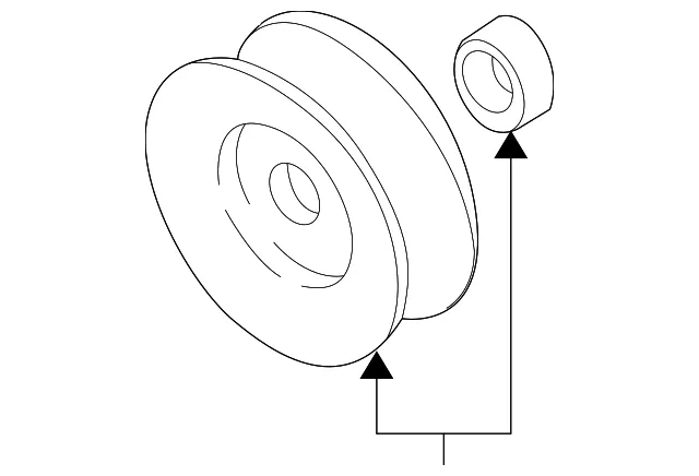 Pulley - MAZDA (FS0518W11)