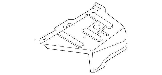 Rear Side Floor Panel, Left - Nissan (G4533-7BAMA)