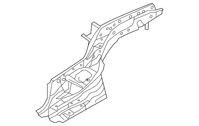 Rear Rail Assembly - Driver's Side (LH) - Mazda (G48F-54-810)