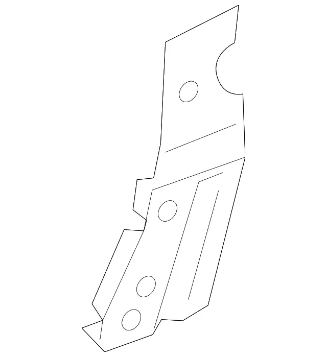 Closure Panel Inner Cover - Passenger Side (RH) - Nissan (G51F6-3LMMA)