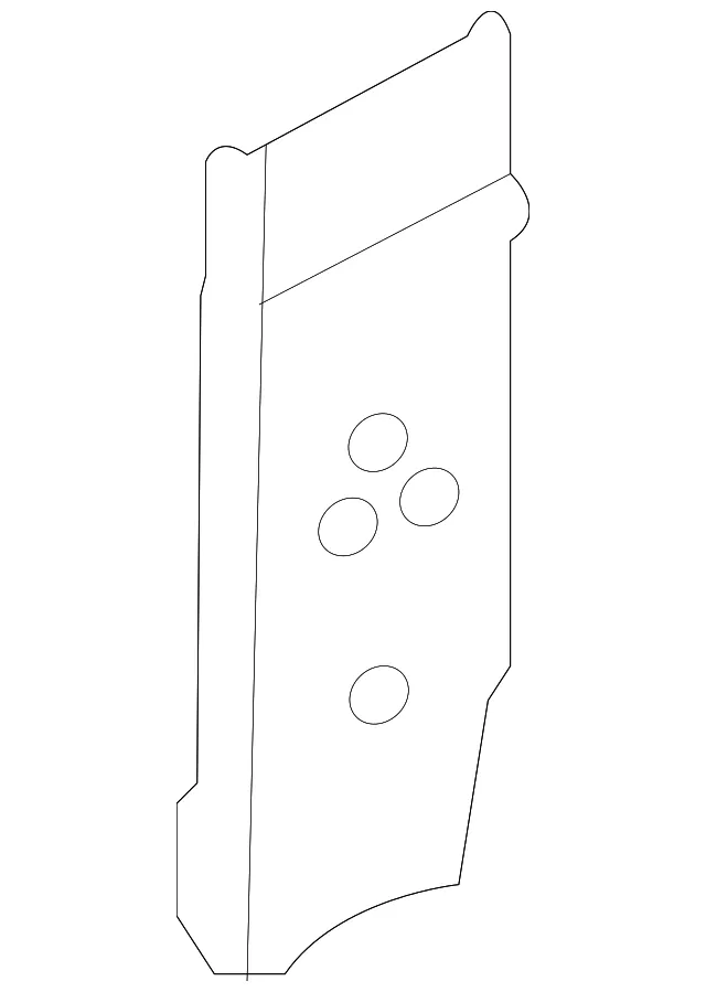 Add-On Frame Bracket, Right-Hand Outer - Nissan (G51F6-5RLMA)
