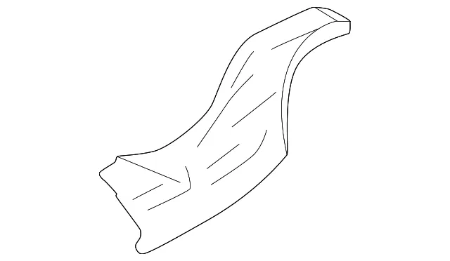 Rear Side Member Closing Plate, Left - Nissan (G55E1-6LBMA)