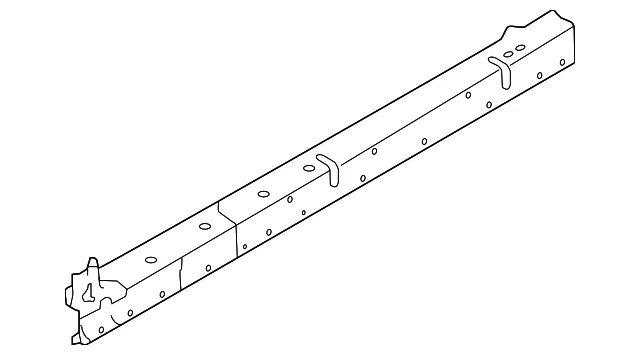 Outer Sill Reinforcement, Left - Nissan (G6425-5AAMA)