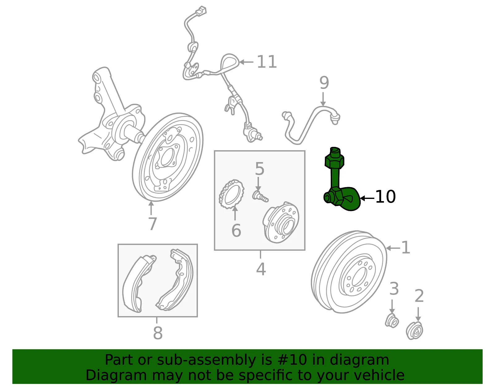 Hose Flex - MAZDA (GA2A43810) - view 2
