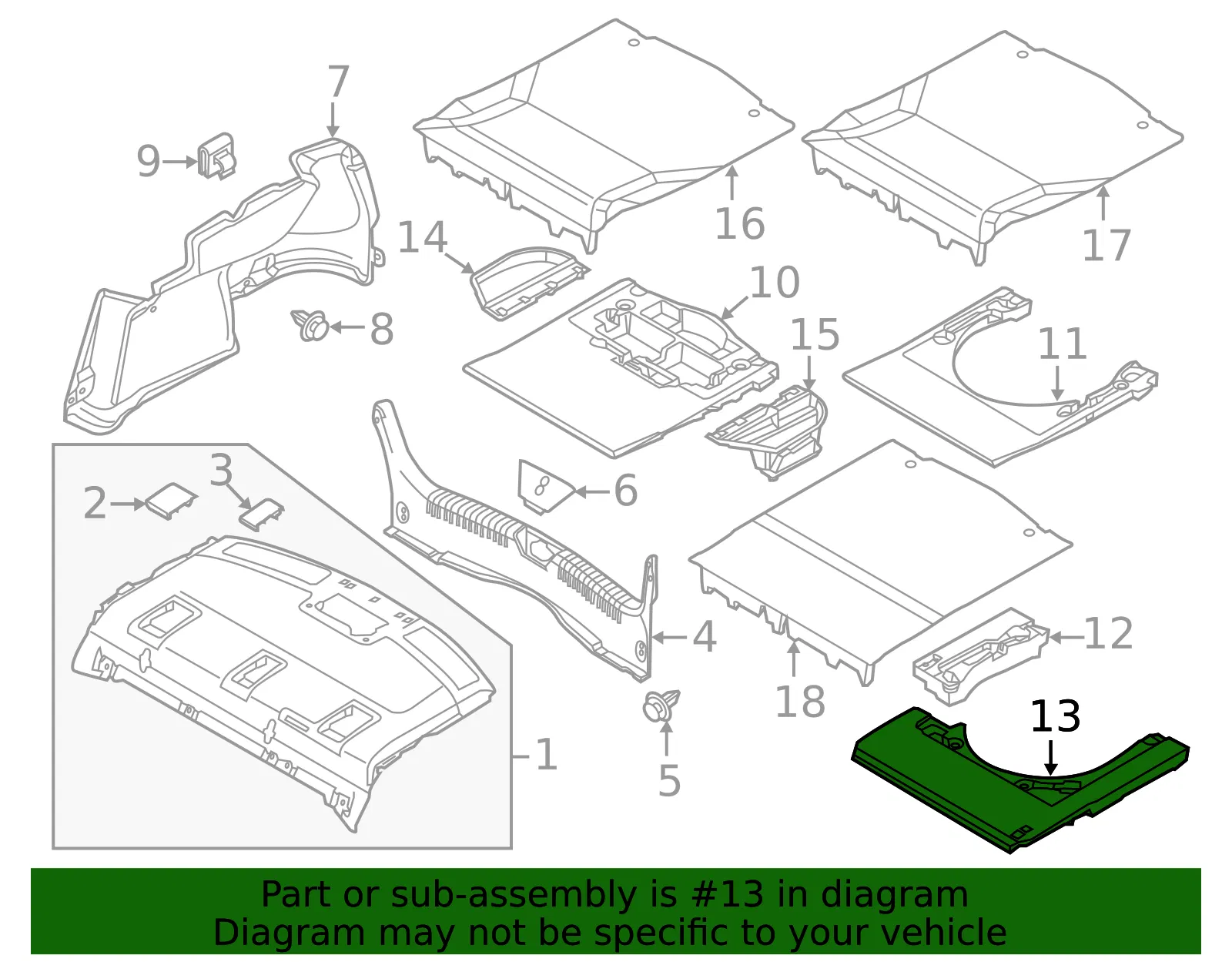 Support - Driver's Side (LH) - Mazda (GHK3-68-8F0A) - view 2