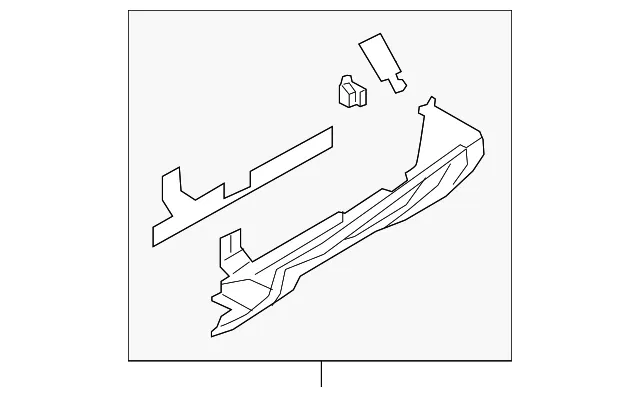 Lower Panel - Passenger Side (RH) - Mazda (GMG5-64-260A-02)