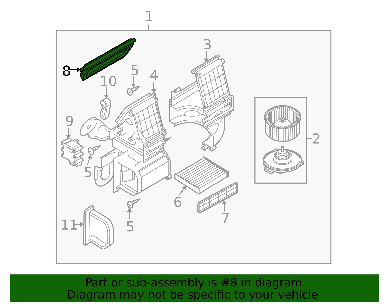 Air Valve - Driver's Side (LH) - Mazda (GJ6A-61-B05) - view 2