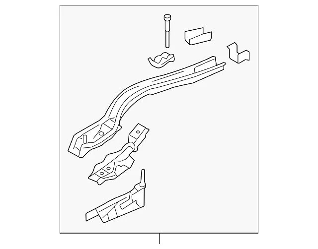 Frame L Rear Sde - MAZDA (GK2A54810E)