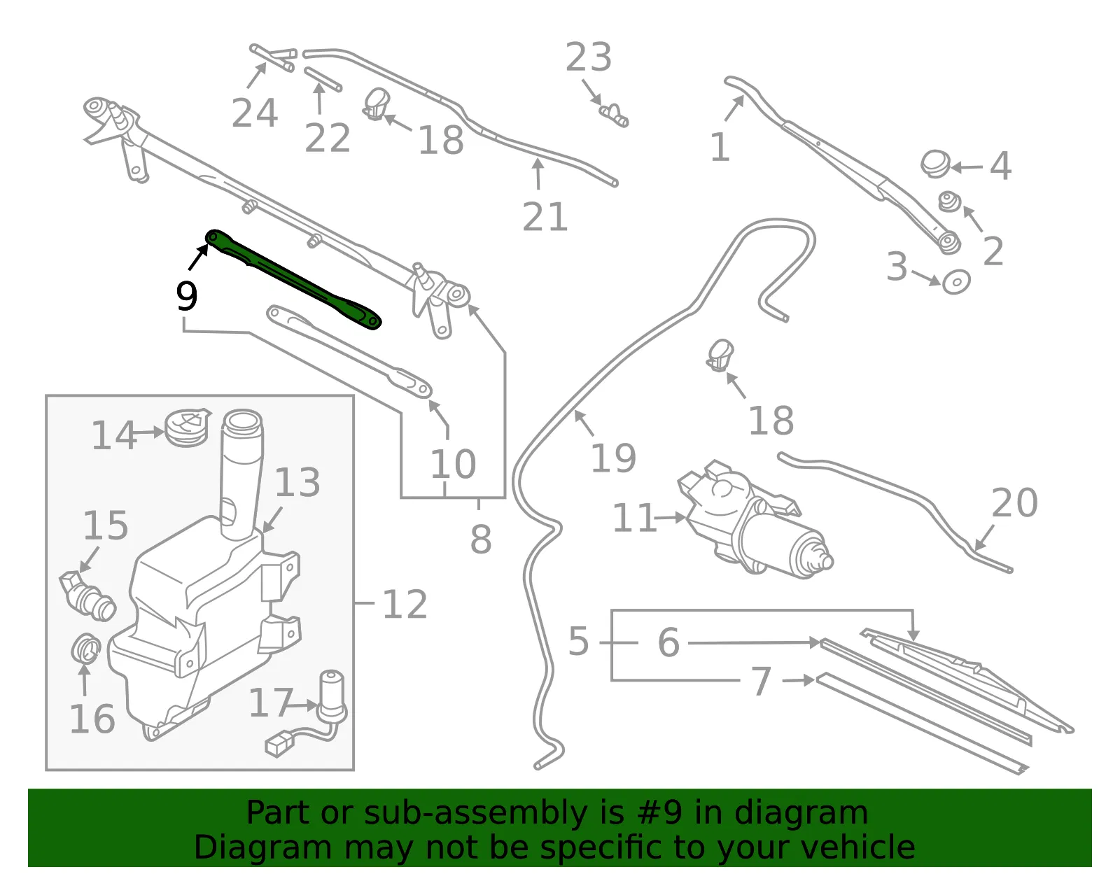 Link Arm - Passenger Side (RH) - Mazda (GP9A-67-362) - view 2