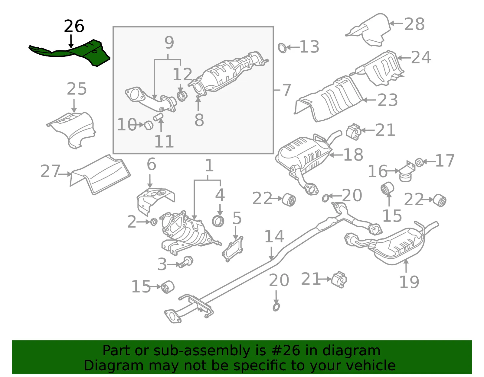 Insulator - MAZDA (GP9A56452D) - view 2