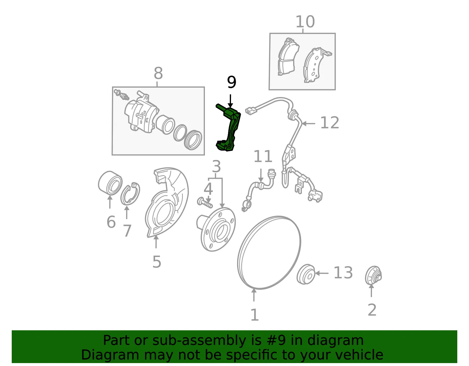 Support Mounting - MAZDA (GPYA3328XC) - view 2