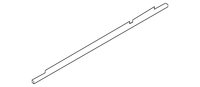 Belt Weather-Strip - Driver's Side (LH) - Mazda (GRT6-73-821A)