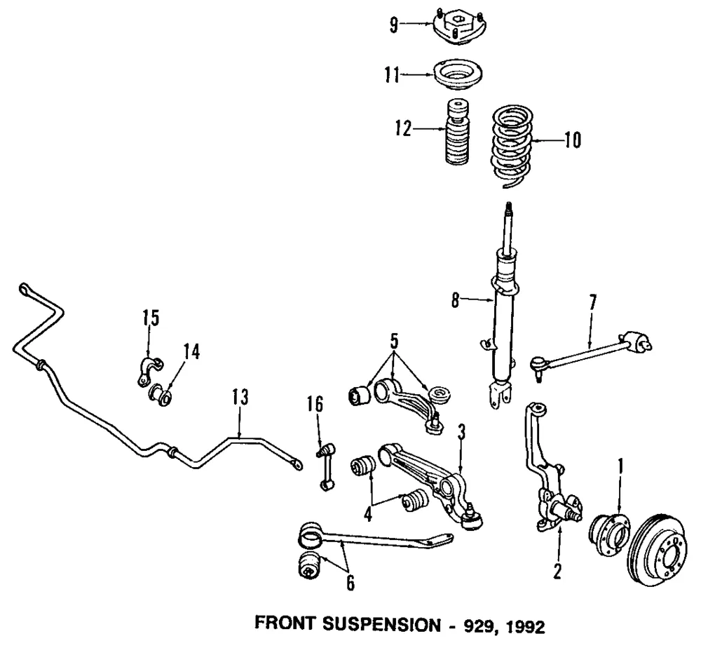 Link Upper Leading - MAZDA (H38034D00C)