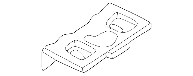 Rear Body Panel Retainer - Nissan (H5240-6RRMA)