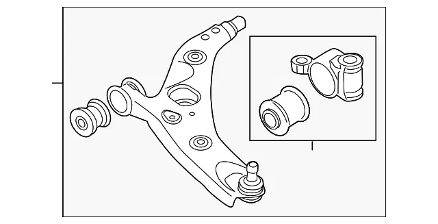 Arm(R) Lower - Mazda (KA0G-34-300K)