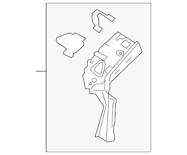 Side Panel - Mazda (KB7W-54-140) - view 2