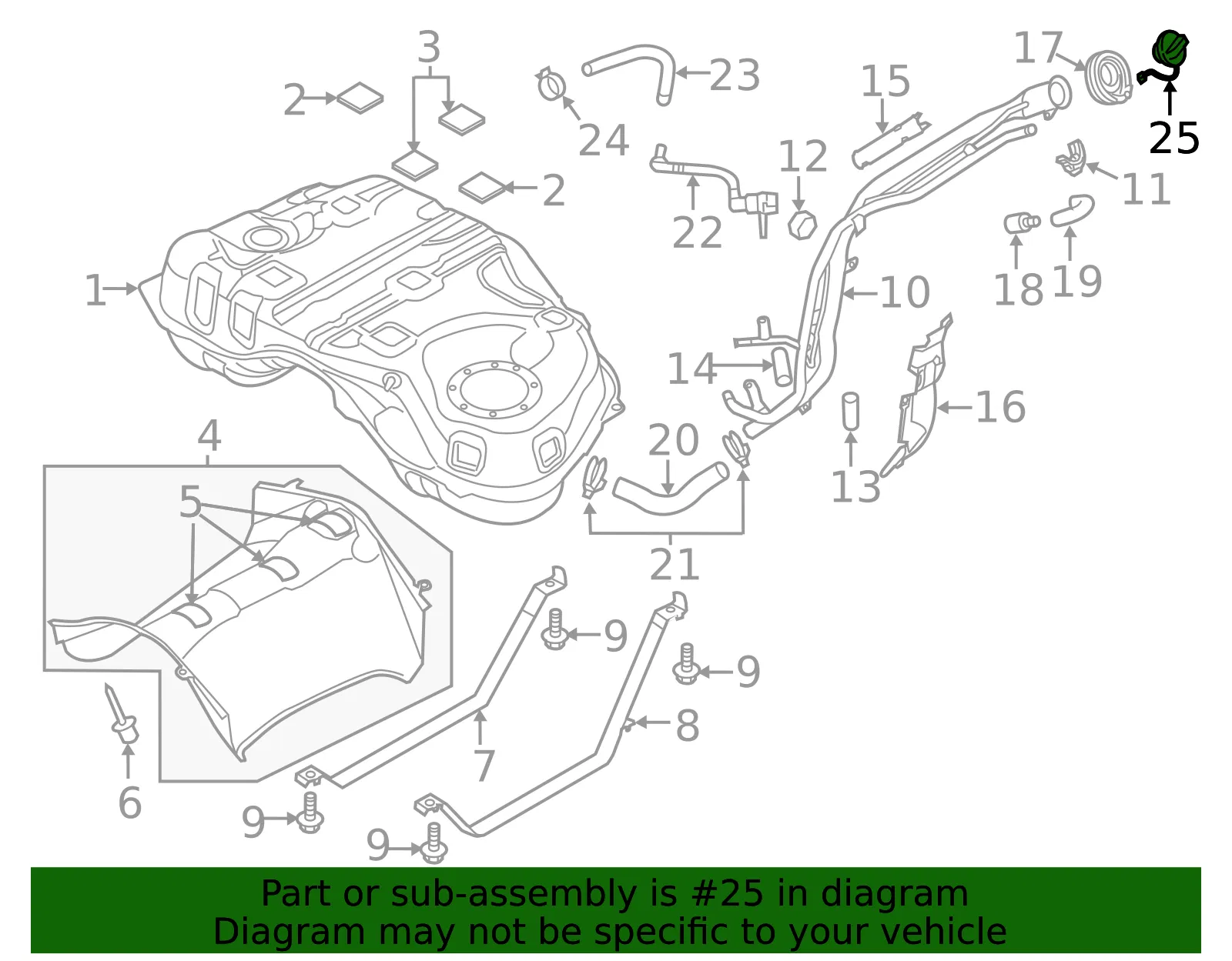 Cap - Mazda (KD35-42-250A) - view 3