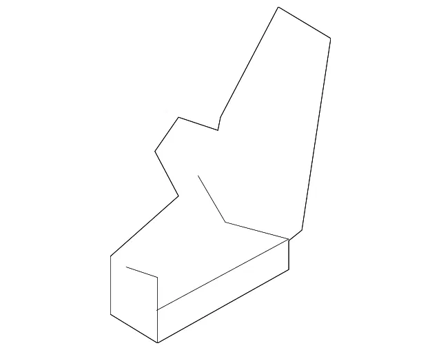 Upper Plate - Passenger Side (RH) - Mazda (KDY3-70-21XB)