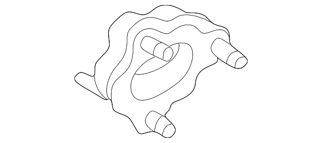 Air Pipe Mount - Passenger Side (RH) - Mazda (KJ01-13-ZE9)