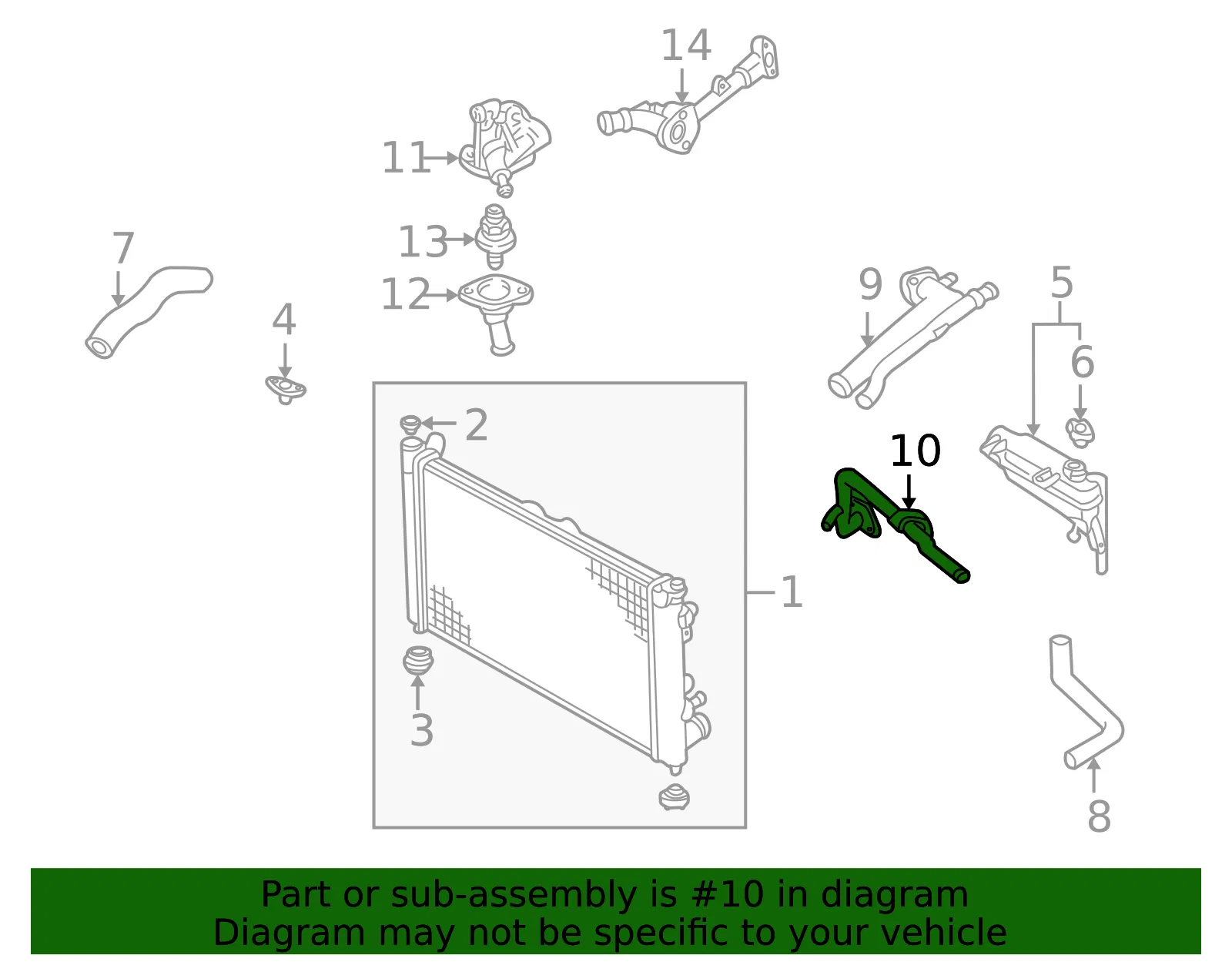 Pipe Bypass - MAZDA (KJ0115290A) - view 2