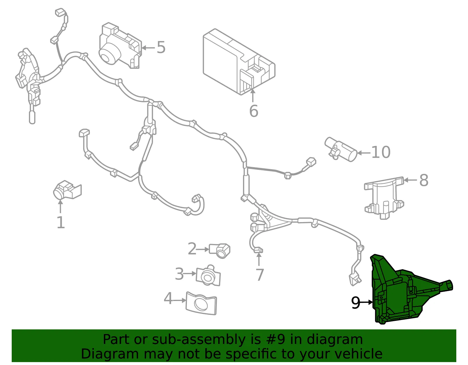 Mount Bracket - Mazda (KMV6-50-CB1) - view 2