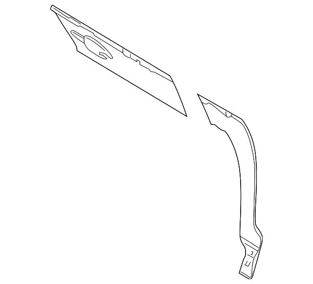 Outer Panel - Mazda (KMV6-73-031A)