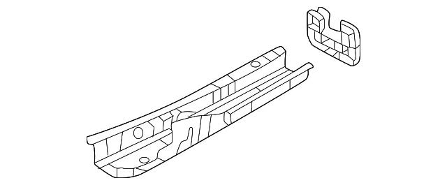 Rail End - Mazda (KMY6-53-820)