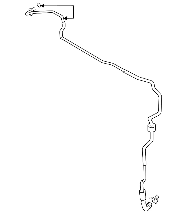 A/C Pipe - Mazda (KR9P-61-831)