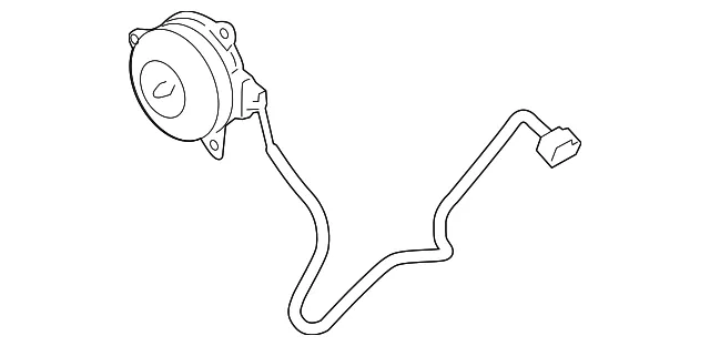 Fan Motor - Passenger Side (RH) - Mazda (L5A4-15-150)