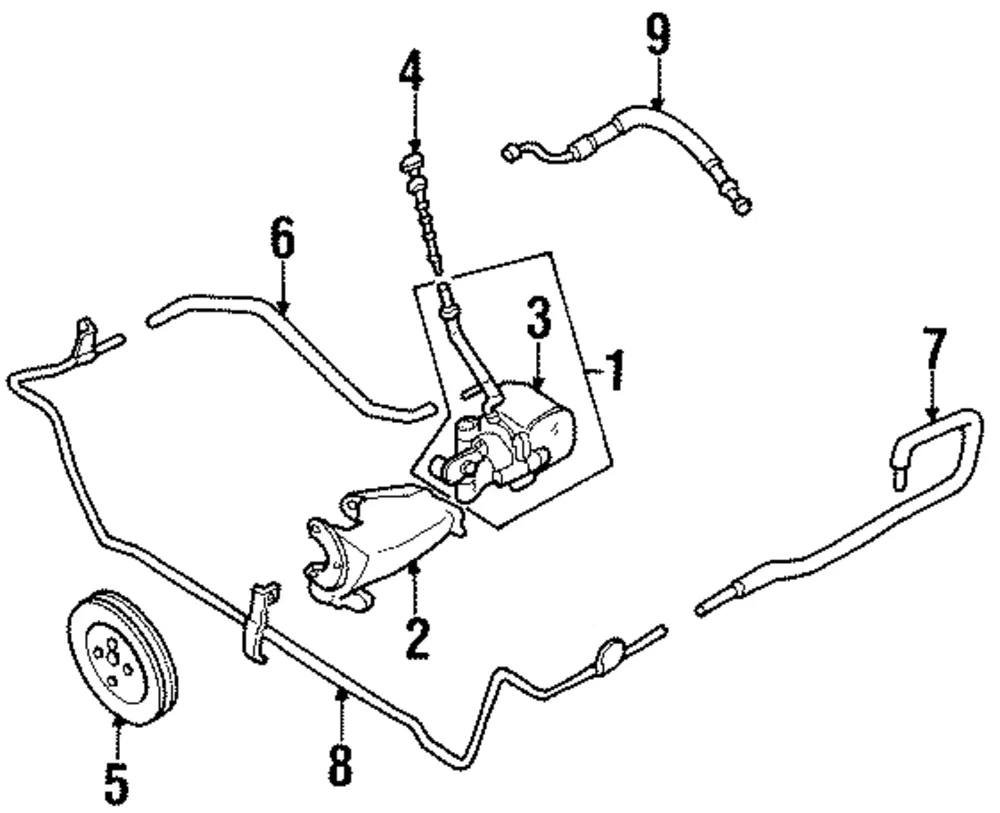Pulley P/S Pump - MAZDA (LA0832620A)