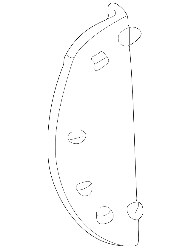 End Panel - Driver's Side (LH) - Mazda (LC62-64-960-72)