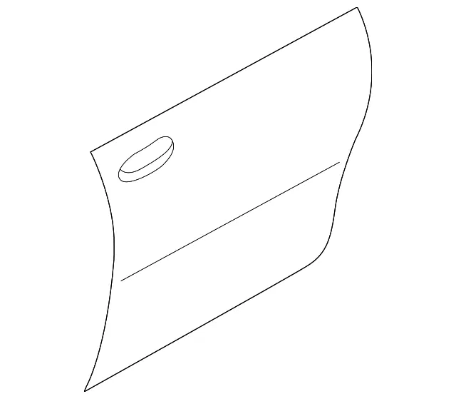 Outer Panel - Driver's Side (LH) - Mazda (LC62-73-031F)