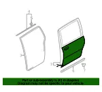 Outer Panel - Passenger Side (RH) - Mazda (LC62-72-031F) - view 4