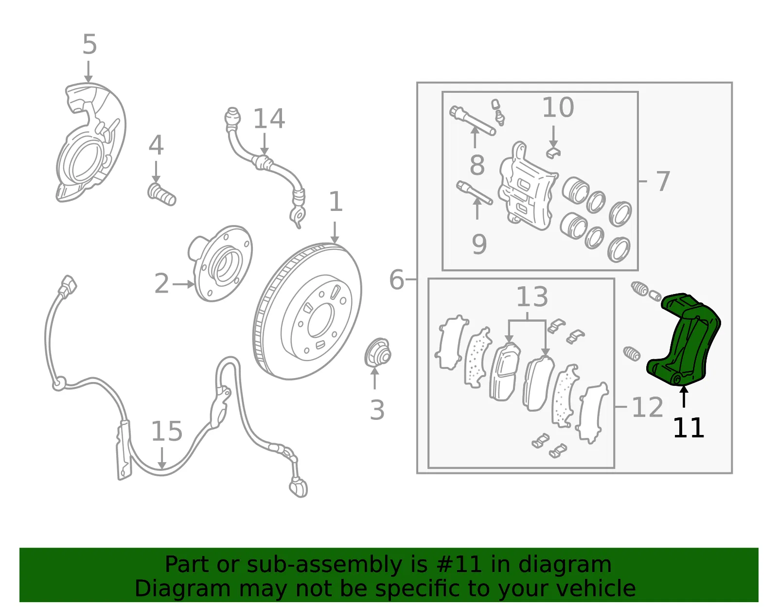 Support Mounting - MAZDA (LC6233281A) - view 2