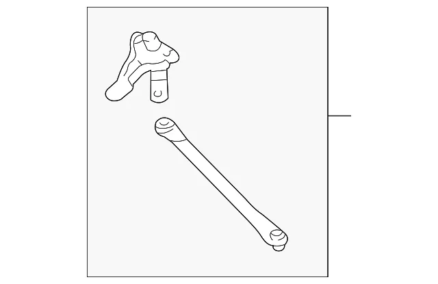 Link Wiper - Passenger Side (RH) - Mazda (LD49-67-360)