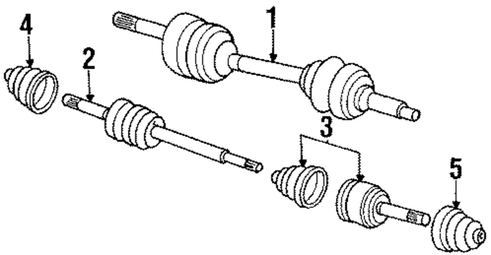 Boot Set Inner Joint - MAZDA (M07022540)