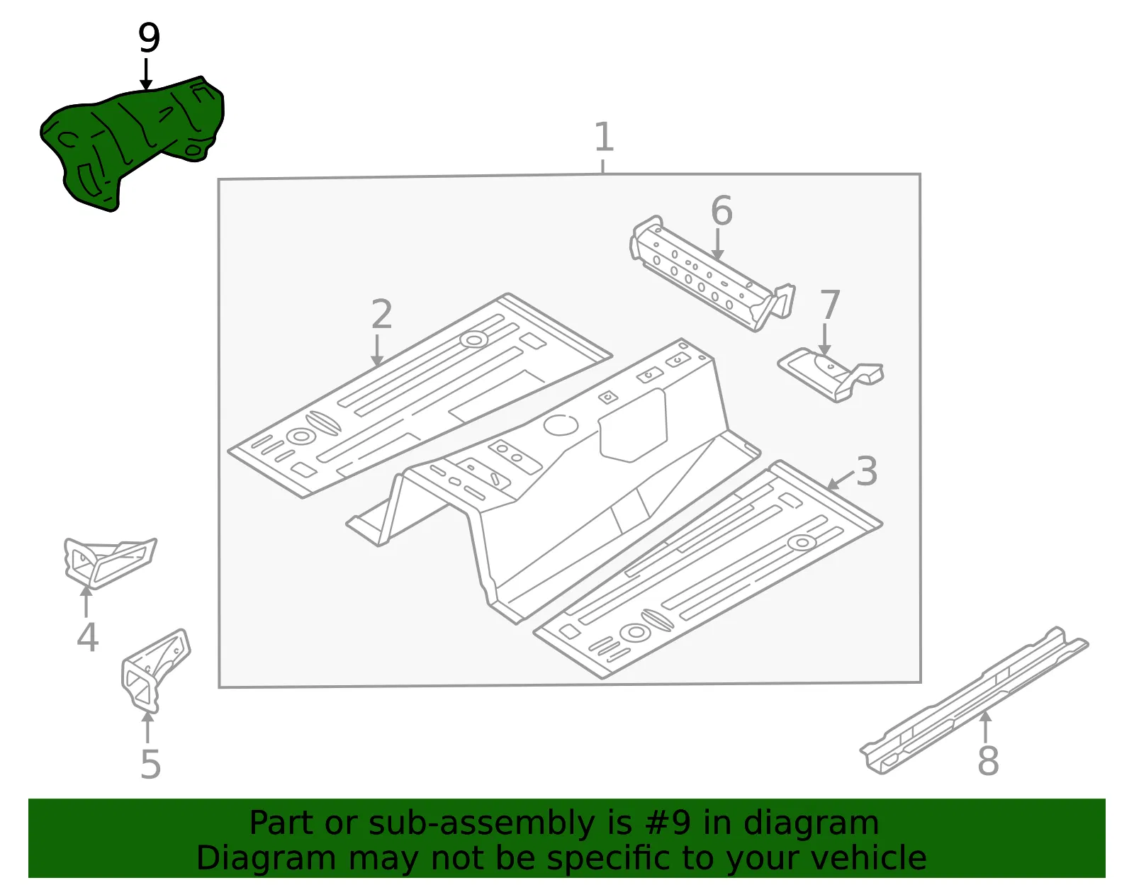 Insulator Front - MAZDA (N06756411B) - view 2