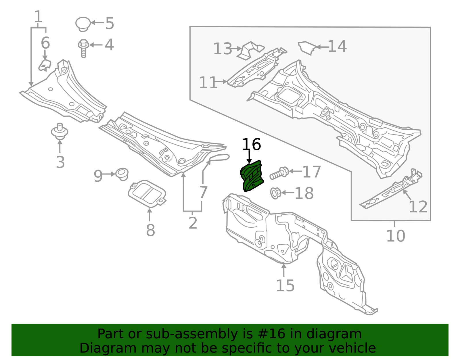 Panel Reinforced - Driver's Side (LH) - Mazda (N243-56-531A) - view 2