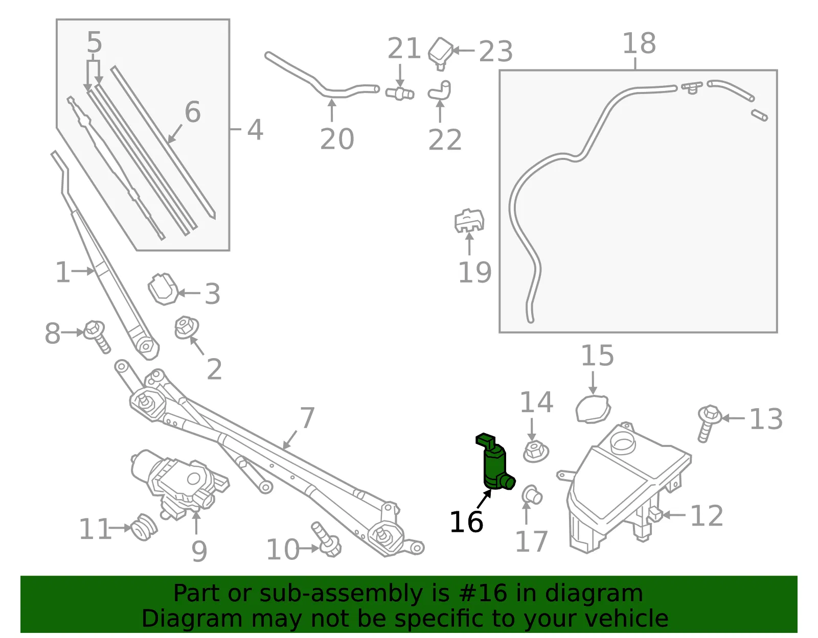 Washer Pump - Mazda (N243-67-482) - view 3