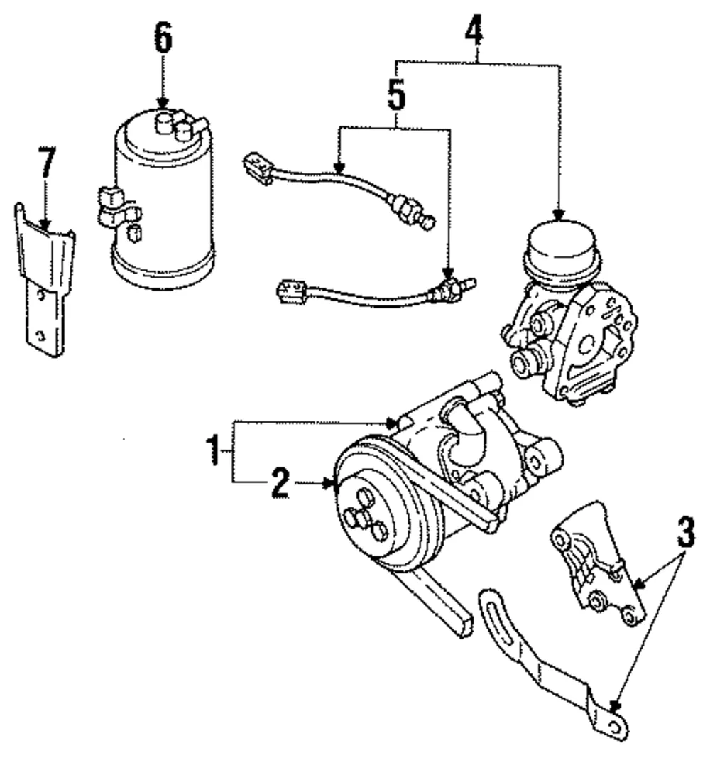Bracket Pump - MAZDA (N35013921)