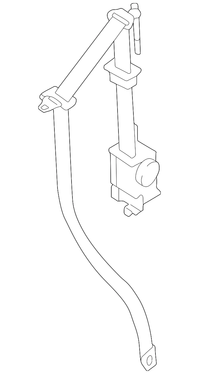 Belt & Retractor - Passenger Side (RH) - Mazda (NC10-57-630F-00)