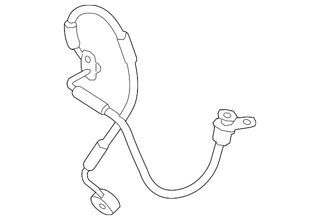 Flex Hose - Passenger Side (RH) - Mazda (NF47-43-980B)