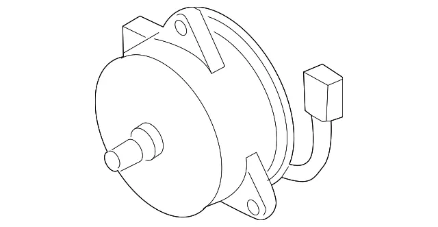 Fan Motor - Driver's Side (LH) - Mazda (PE12-15-150A)