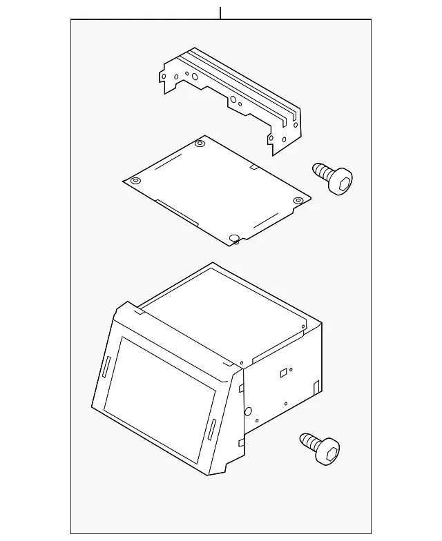 Radio Control Unit - Kia (R6160-4U000CA)