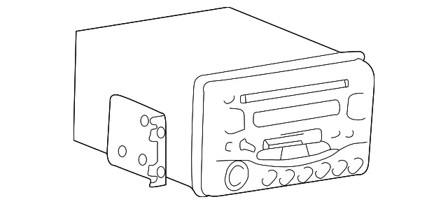 AM/FM Radio - Kia (R6190-3C100)